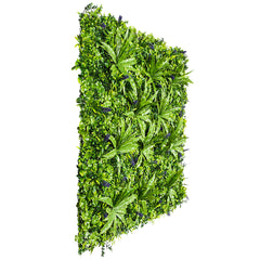 Artificial Lavandula Vertical Garden 1m x 1m Plant Wall Screening Panel UV Protected