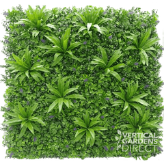 Artificial Lavandula Vertical Garden 1m x 1m Plant Wall Screening Panel UV Protected
