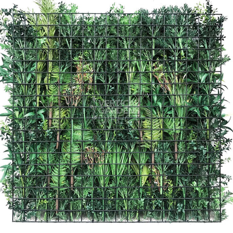 Artificial Lush Fern 90 x 90cm UV Vertical Garden Plant Wall Panel