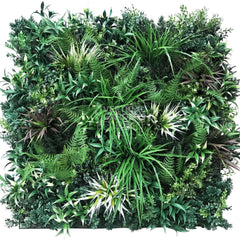 Artificial Lush Fern 90 x 90cm UV Vertical Garden Plant Wall Panel