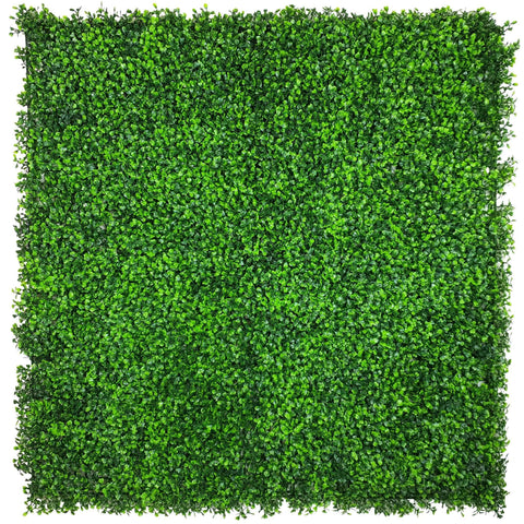 Artificial Mixed Boxwood 1m x 1m Plant Panel UV Stabilised