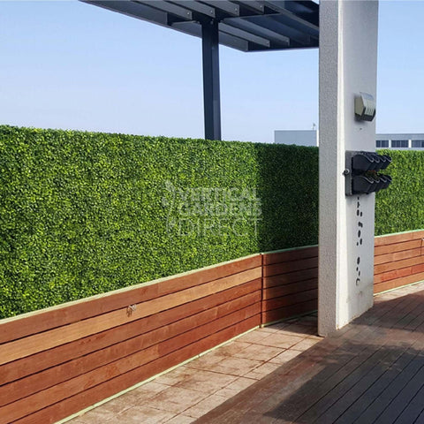 Artificial Mixed Boxwood Freestanding Hedge 1.5m x 1.5m x 30cm UV Stabilised