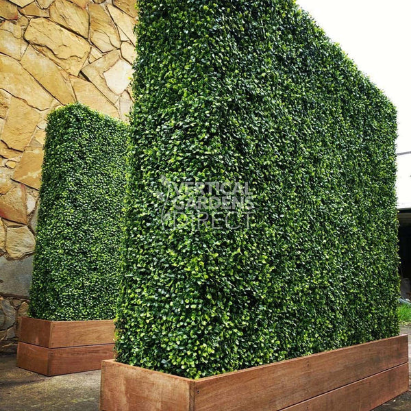 Large Freestanding Artificial Boxwood Partition Hedge 1.5m x 1.5m ...