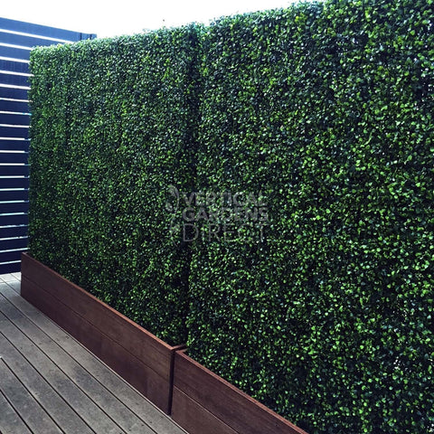 Artificial Mixed Boxwood Freestanding Hedge 1.5m x 1.5m x 30cm UV Stabilised