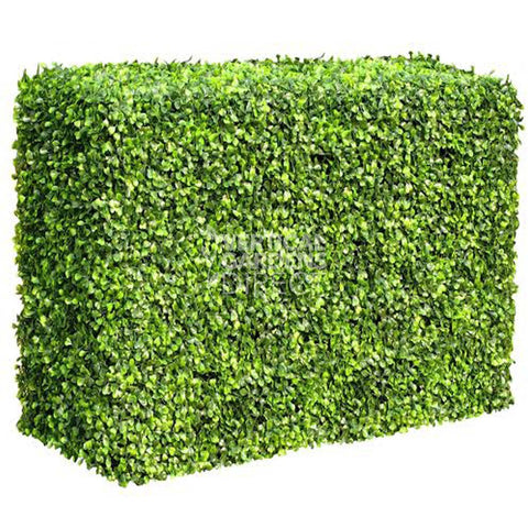 Artificial Mixed Boxwood Freestanding Hedge 1m x 75cm x 30cm UV Stabilised