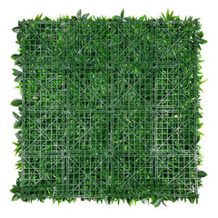 Artificial Mixed Jungle Vertical Garden 1m x 1m Plant Wall Screening Panel UV Protected