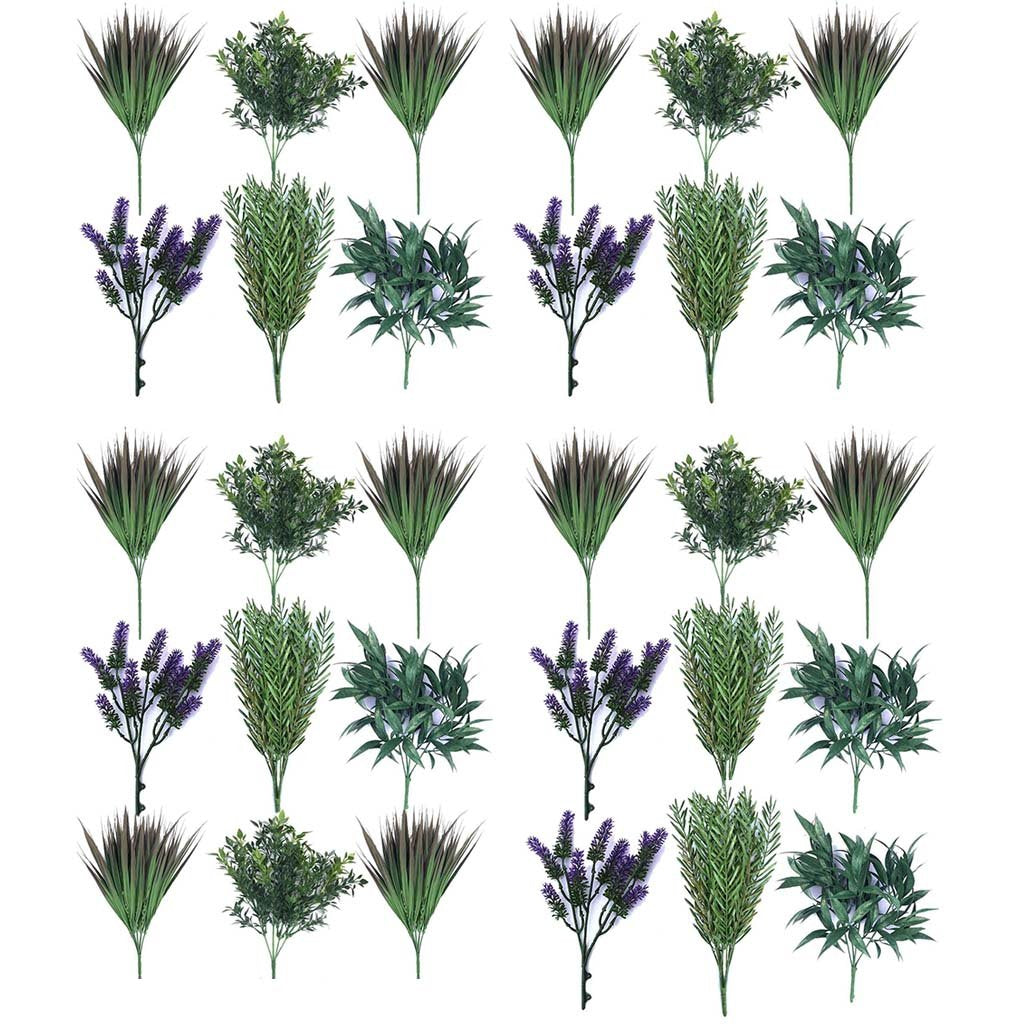 Artificial Native Plant Stems Bulk Pack, UV Stabilised Vertical
