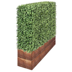 Artificial Natural Buxus Freestanding Hedge 1.5m x 1.5m x 30cm UV Stabilised