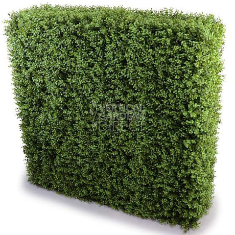 Artificial Natural Buxus Freestanding Hedge 1m x 1m x 30cm UV Stabilised