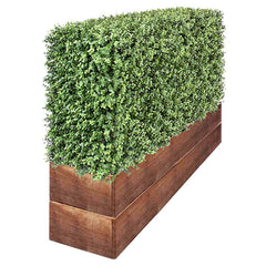 Artificial Natural Buxus Freestanding Hedge 1m x 55cm x 30cm UV Stabilised