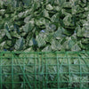 Image of Artificial Peach Leaf Ivy Hedge Screen 3m x 1m Roll Outdoor UV Stabilised