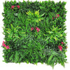 Image of Artificial Pink Tropics Vertical Garden Panel 1m x 1m UV Stabilised