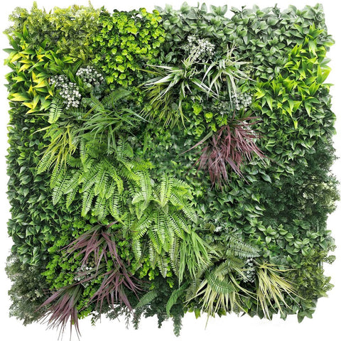 Artificial Premium Fern & Grass Vertical Garden 1m Panel UV Stabilised