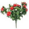 Image of Artificial Red Rose Bunch 45cm UV Stabilised