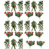 Image of Artificial Red Rose Plant Foliage Variety Pack, UV Stabilised