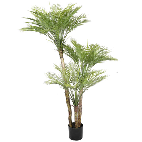 Artificial Parlour Palm Tree 180cm Multi Trunk UV Resistant