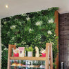 Image of Artificial Spring Fern 100cm x 100cm Plant Wall Panel UV Stabilised
