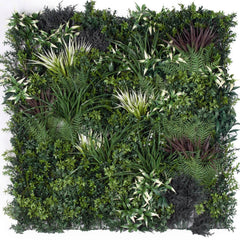 Artificial Spring Fern 100cm x 100cm Plant Wall Panel UV Stabilised