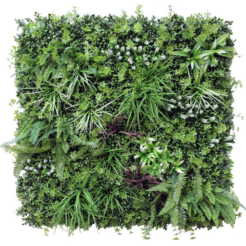 Artificial Vista Green Recycled Vertical Garden Panel 1m x 1m UV Stabilised