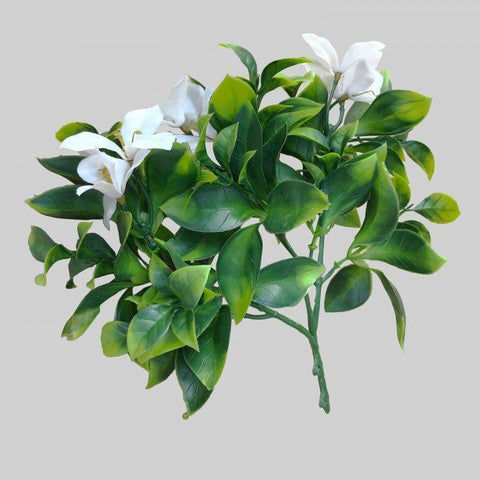 Artificial White Flowering Jasmine Stem 30cm UV Stabilised