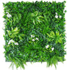 Image of Artificial White Tropics Vertical Garden Panel Sample