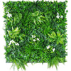 Image of Artificial White Tropics Vertical Garden Panel Sample