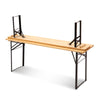 Image of Artiss Wooden Outdoor Foldable Bench + Seat Set