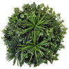 Image of Aurora Circular Artificial Plant Wall Disc 60cm