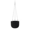 Image of Balcony Lite 20cm Black Hanging Stone Pot With 1.2m Stainless Wire