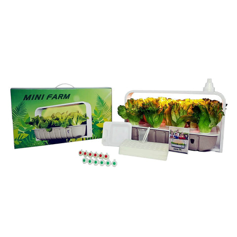 Eponic Mini Farm Hydroponic Growing System With LED Grow Light