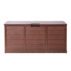 Image of Gardeon 290L Outdoor Lockable Storage Box - Chocolate