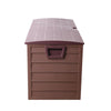 Image of Gardeon 290L Outdoor Lockable Storage Box - Chocolate