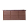 Image of Gardeon 290L Outdoor Lockable Storage Box - Chocolate
