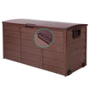 Image of Gardeon 290L Outdoor Lockable Storage Box - Chocolate
