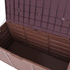Image of Gardeon 290L Outdoor Lockable Storage Box - Chocolate