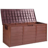 Image of Gardeon 290L Outdoor Lockable Storage Box - Chocolate