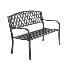 Gardeon Cast Iron Vintage Garden Bench Seat - Black