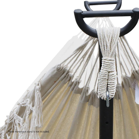 Gardeon Hammock With Hanging Tassels - Cream
