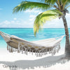 Image of Gardeon Hammock With Hanging Tassels - Cream