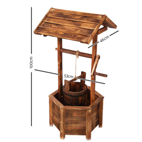 Gardeon Outdoor Wooden Wishing Well