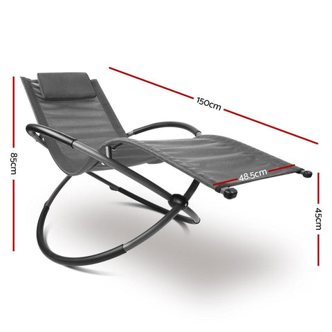 Gardeon Zero Gravity Portable Sunlounge Recliner