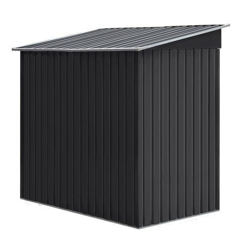 Giantz 1.94 x 1.21m metal Base Garded Shed - Grey