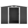 Image of Giantz 2.57 x 2.57m Steel Base Garden Shed - Grey