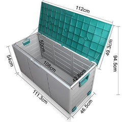 Giantz 290L Outdoor Storage Box - Green