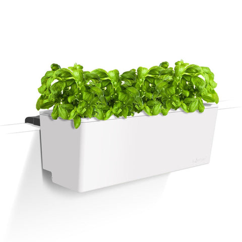 Glowpear Mini Rail Self Watering Balcony Railing Planter Box