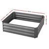 Image of Green Fingers 120 x 90cm Raised Garden Bed Set of 2 - Grey