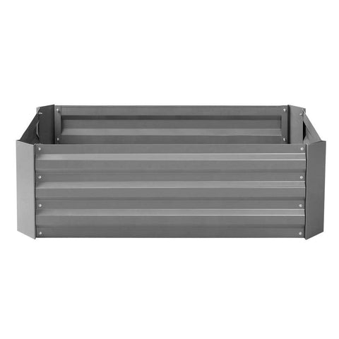Green Fingers 120 x 90cm Raised Garden Bed Set of 2 - Grey