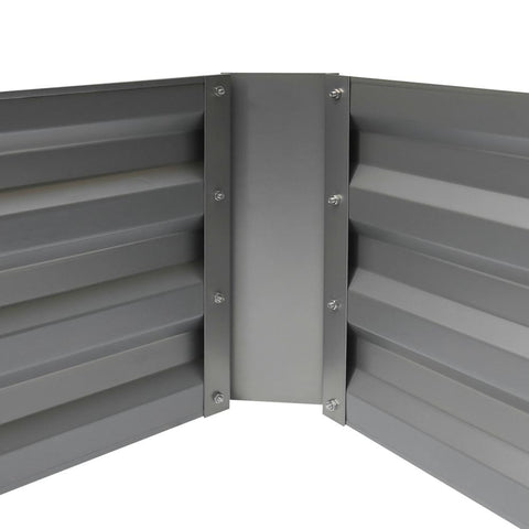 Green Fingers 120 x 90cm Raised Garden Bed Set of 2 - Grey