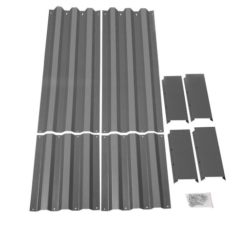 Green Fingers 120 x 90cm Raised Garden Bed Set of 2 - Grey