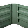 Image of Green Fingers 150 x 90cm Galvanised Steel Garden Bed - Green
